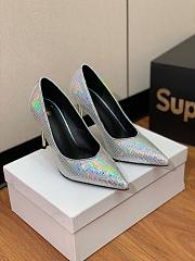 kitlife Balmain Balmain Ruby Iridescent Pumps 9.5cm - 1