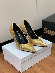 kitlife Balmain Balmain Ruby gold Iridescent Pumps 9.5cm - 1