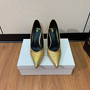 kitlife Balmain Balmain Ruby gold Iridescent Pumps 9.5cm - 3