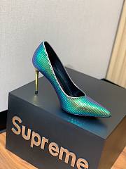 kitlife Balmain Balmain Ruby green Iridescent Pumps 9.5cm - 2