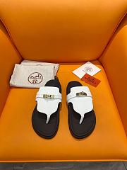 Kitlife Hermes Empire sandal white - 1