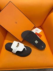 Kitlife Hermes Empire sandal white - 4