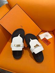 Kitlife Hermes Empire sandal white - 2