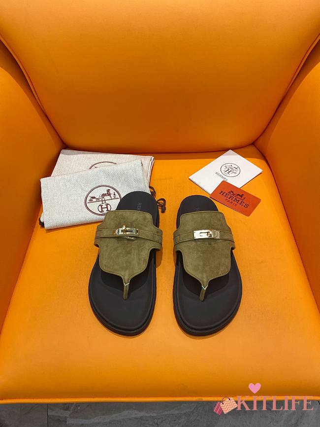 Kitlife Hermes Empire sandal green - 1