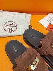 Kitlife Hermes Empire sandal brown - 3