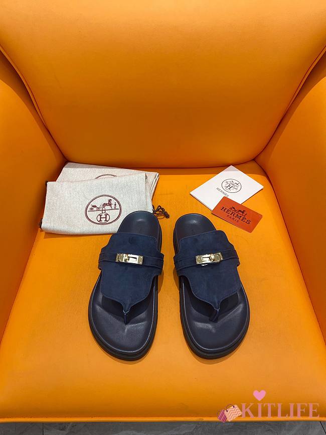 Kitlife Hermes Empire sandal blue - 1