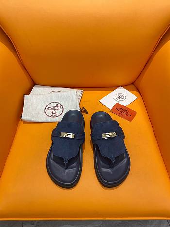 Kitlife Hermes Empire sandal blue