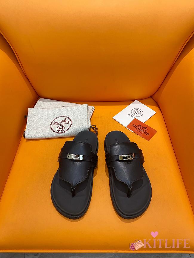 Kitlife Hermes Empire sandal Black - 1