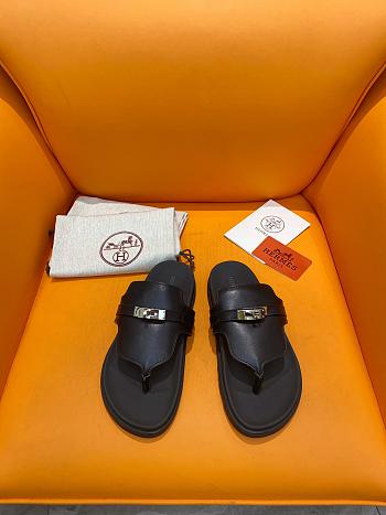 Kitlife Hermes Empire sandal Black