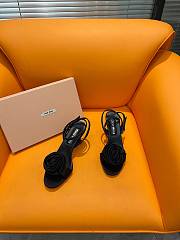 kitlife MIU MIU Raso Sandal black heels 83mm - 5