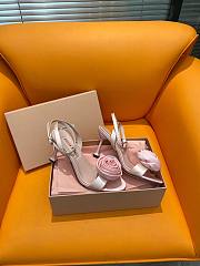 kitlife MIU MIU Raso Sandal Pink heels 83mm - 1