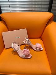 kitlife MIU MIU Raso Sandal Pink heels 83mm - 5