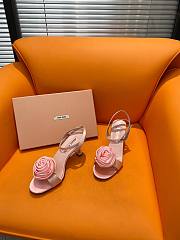 kitlife MIU MIU Raso Sandal Pink heels 83mm - 4