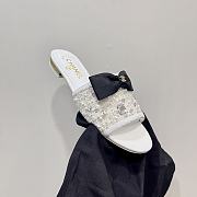 kitlife Chanel White sandals sparkling stone - 6