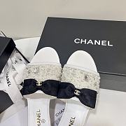kitlife Chanel White sandals sparkling stone - 4