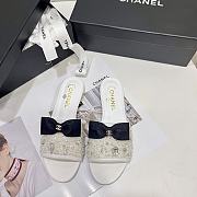 kitlife Chanel White sandals sparkling stone - 3