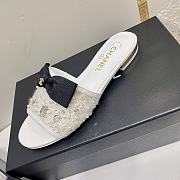 kitlife Chanel White sandals sparkling stone - 2