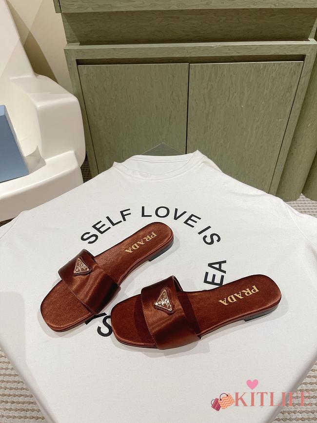 Kitlife Prada slides brown - 1