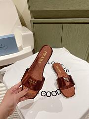 Kitlife Prada slides brown - 2