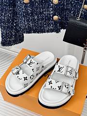 Kitlife Lousi Vuitton slides white - 1