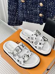 Kitlife Lousi Vuitton slides white - 5