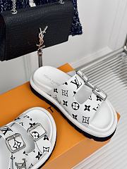 Kitlife Lousi Vuitton slides white - 4