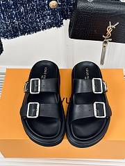 Kitlife Lousi Vuitton slides black - 4