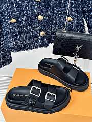 Kitlife Lousi Vuitton slides black - 5