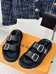 Kitlife Lousi Vuitton slides black - 3