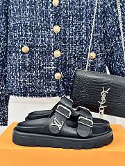 Kitlife Lousi Vuitton slides black - 2