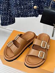 Kitlife Lousi Vuitton slides brown - 3
