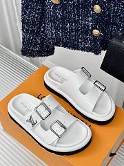 Kitlife Lousi Vuitton slides white 02 - 5