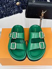 Kitlife Lousi Vuitton slide green - 5