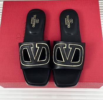 Kitlife Valentino Garavani Vlogo sandals Black