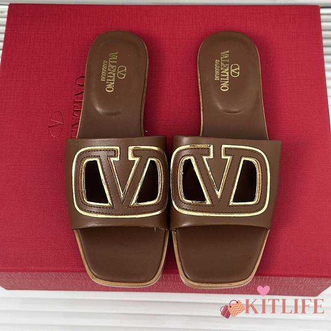 Kitlife Valentino Garavani Vlogo sandals Brown - 1