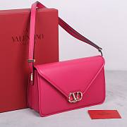 kitlife Valentino Garavani Pink Shoulder Letter Bag - 23x19x6cm - 5