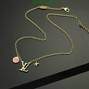 Kitlife LV necklace gold charm love pink - 5