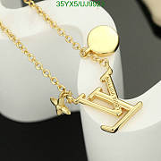 Kitlife LV necklace gold charm love pink - 3