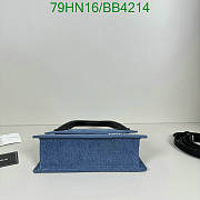 kitlife JACQUEMUS Le Chiquito Long Handbag blue - 22x10.5x6.5 cm - 4