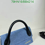 kitlife JACQUEMUS Le Chiquito Long Handbag blue - 22x10.5x6.5 cm - 3