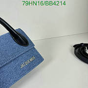 kitlife JACQUEMUS Le Chiquito Long Handbag blue - 22x10.5x6.5 cm - 6