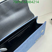 kitlife JACQUEMUS Le Chiquito Long Handbag blue - 22x10.5x6.5 cm - 5