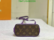 Kitlife Louis Vuitton Nano Alma Violet bag - 18x12x8cm - 6