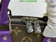 Kitlife Louis Vuitton Nano Alma Violet bag - 18x12x8cm - 4