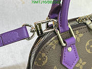 Kitlife Louis Vuitton Nano Alma Violet bag - 18x12x8cm - 2