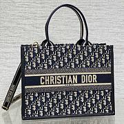 kitlife Medium Dior Book Tote bag blue - 26x12x21cm - 1