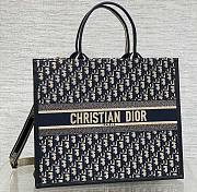 kitlife Large Dior Book Tote bag blue - 26x12x21cm - 1