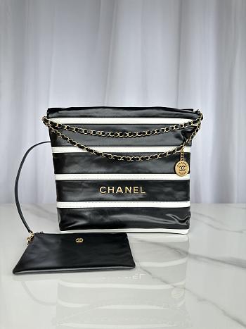 kitlife Chanel tote bag black - 35x37x7cm