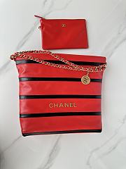 kitlife Chanel tote bag Red - 35x37x7cm - 2