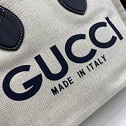 kitlife Gucci print tote bag black - 28x19.5x12cm - 4